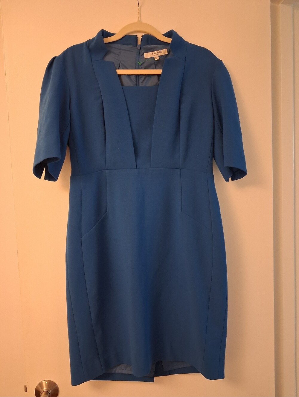 LK Bennett Bright Blue Dress
